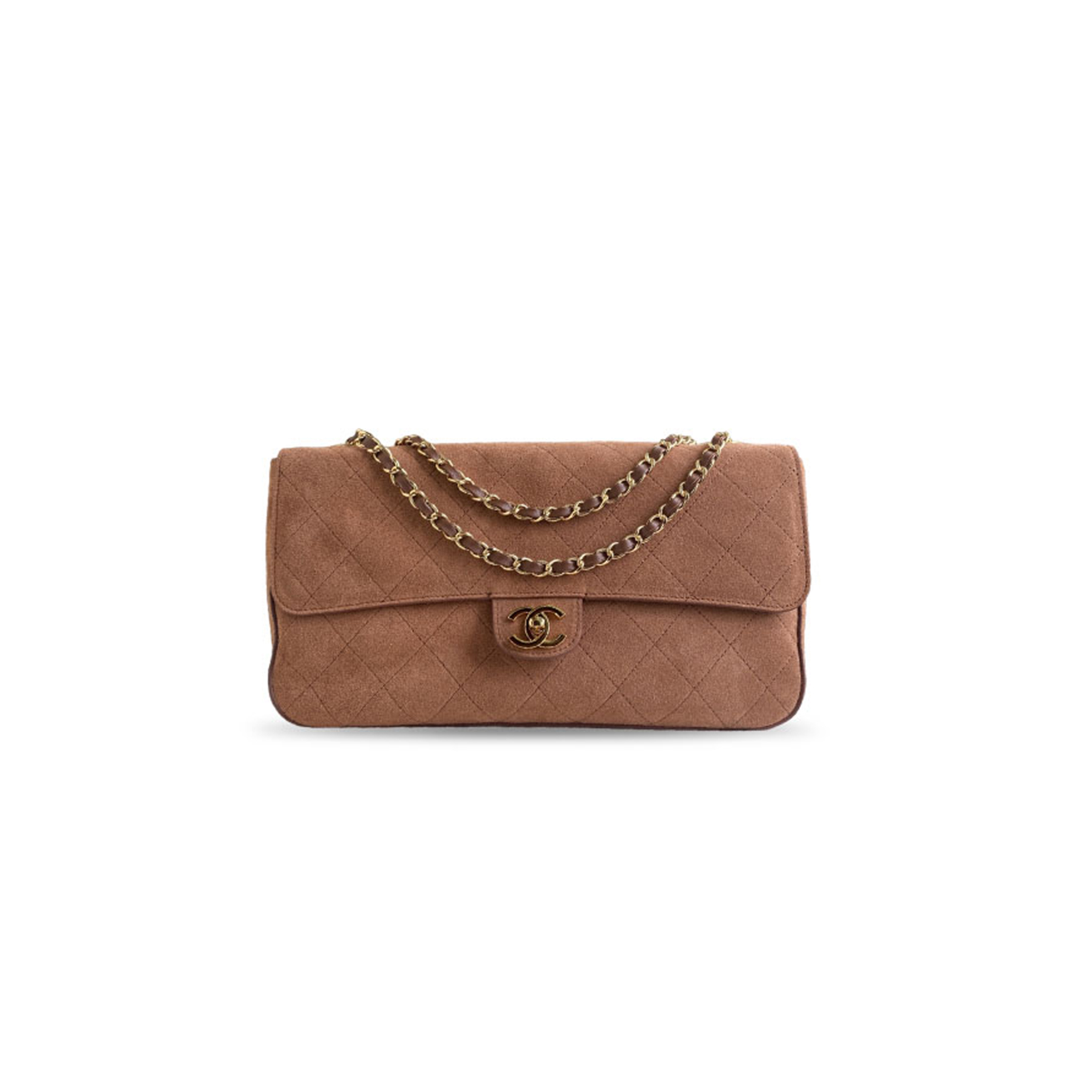 CHANEL SUEDE CALFSKIN SMALL SOUPLISSIMO MAXI FLAP AS6281 (32*19*10cm)